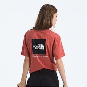 NWT The North Face Evolution Box NSE RelaxedShort-Sleeve Tee Mars Dust